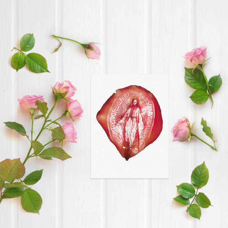 miraculous medal art print