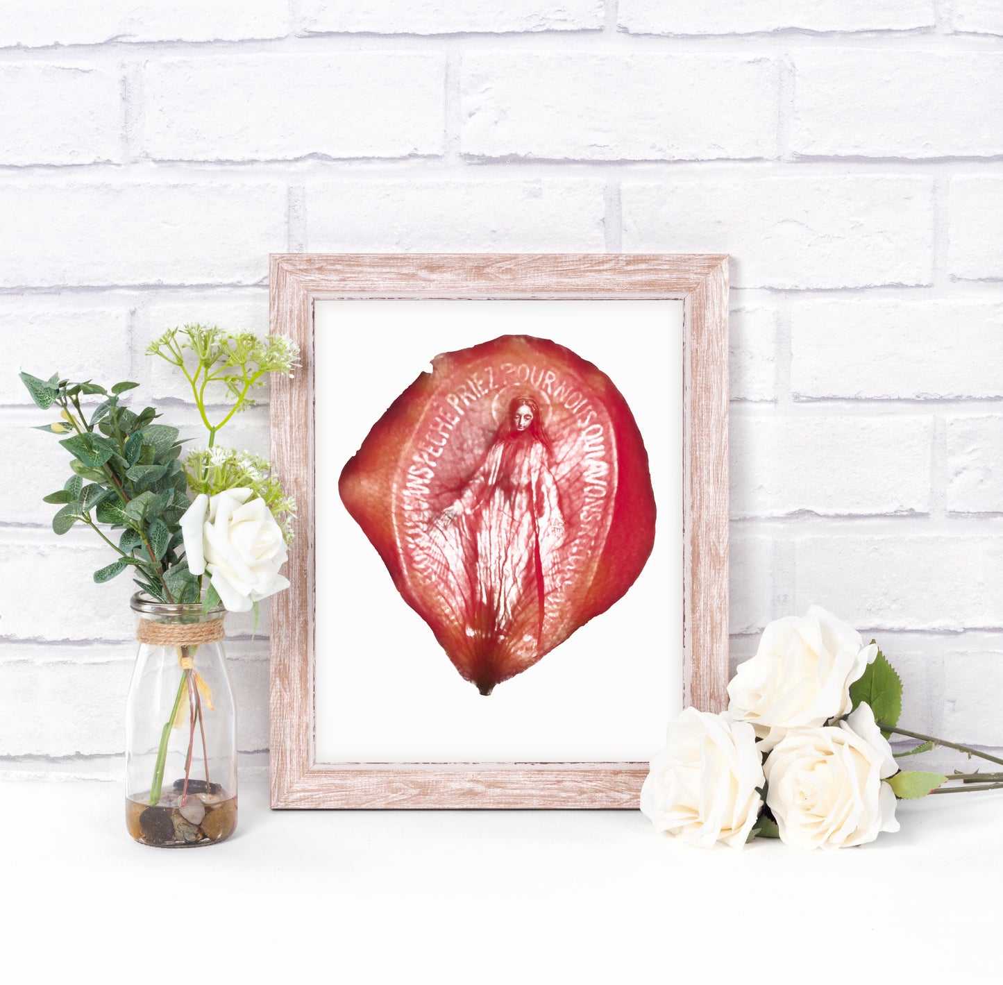 Miraculous Medal Catholic Printable Wall Art by BenedictaBoutique - benedictaveils