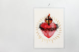 Most Sacred Heart of Jesus Devotional Catholic Art Print