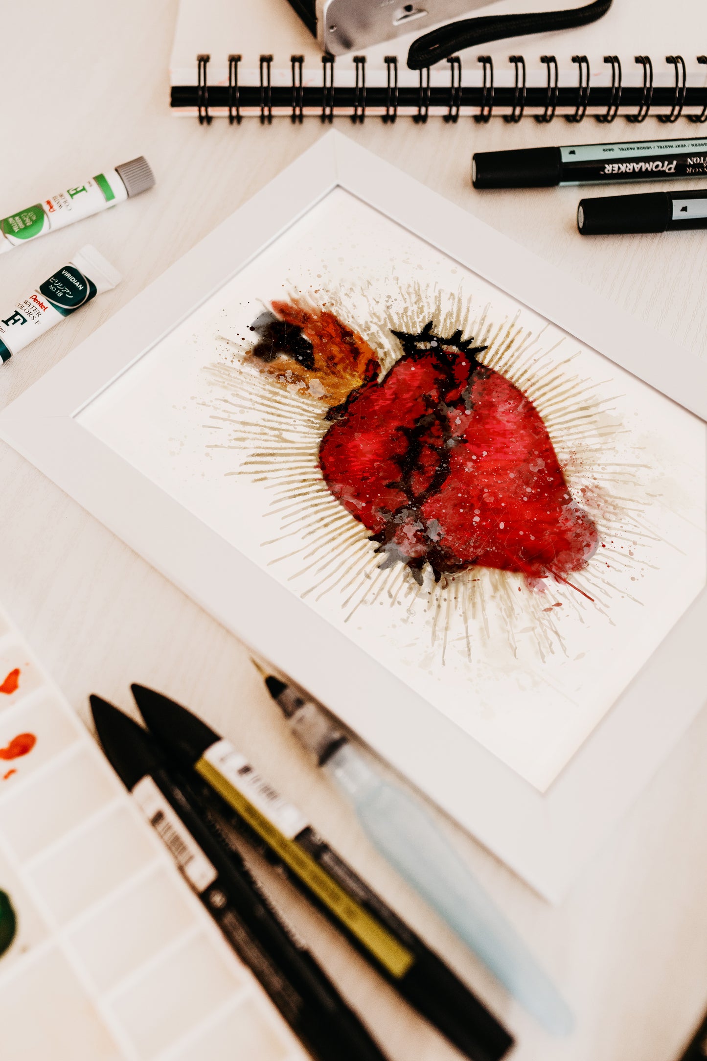 Most Sacred Heart of Jesus Devotional Catholic Wall Art Print