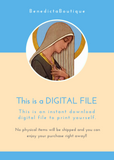 Immaculate Heart of Mary Printable Art and Home Decor - benedictaveils