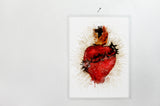 Most Sacred Heart of Jesus Devotional Catholic Wall Art Print