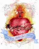 Most Sacred Heart of Jesus Printable Art and Home Decor - benedictaveils