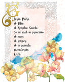 Gloria Prayer Printable, Devotional Catholic Wall Art - benedictaveils