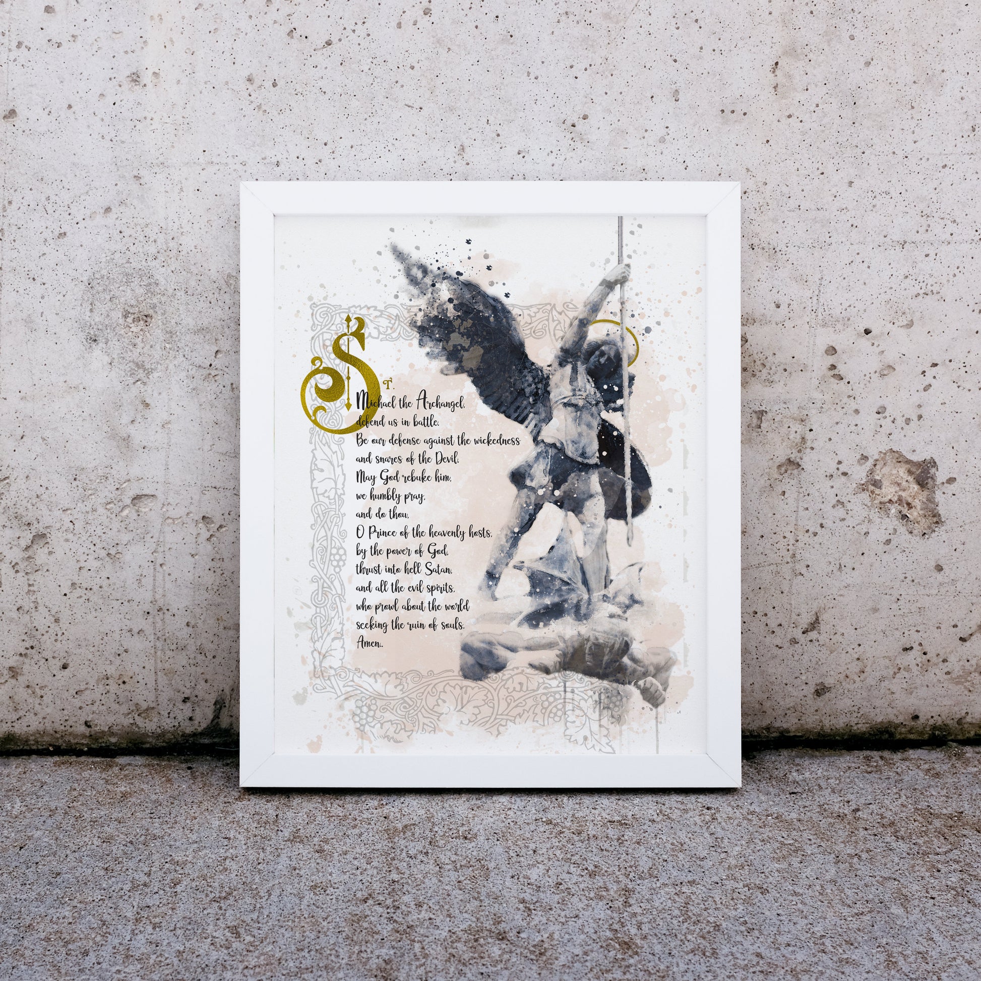 Saint Michael the Archangel Prayer Printable - benedictaveils