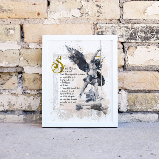 Saint Michael the Archangel Prayer Printable - benedictaveils