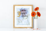 Praised be Jesus Christ Printable Digital Download - benedictaveils